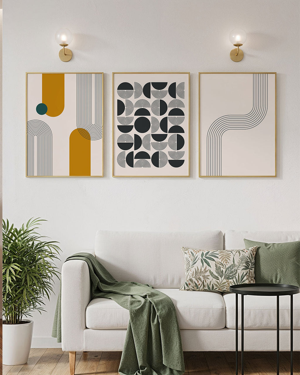 Muted Geometry - Set of 3