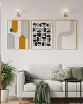 Muted Geometry - Set of 3