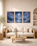 Stillwater Reverie (Moonlight) - Set of 3